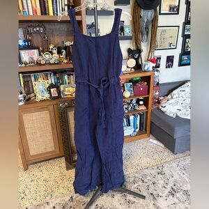 Women's Navy Jumpsuit